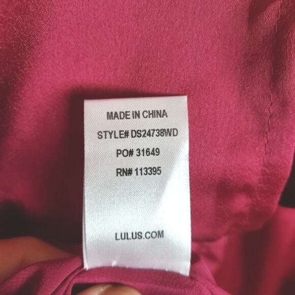 NWT Lulu's blouson flouncy mini dress Size Small. - Picture 6 of 7